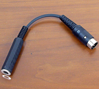 Farfisa pedal connector