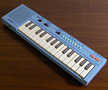 Casio PT-1 in sky blue